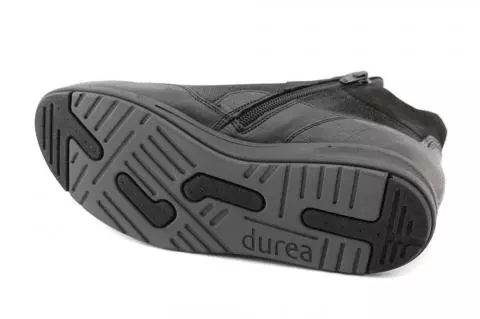 ziel grens verbinding verbroken Durea 9735 K sneaker halfhoog veter/rits zwart online kopen bij Past  Schoenen.
